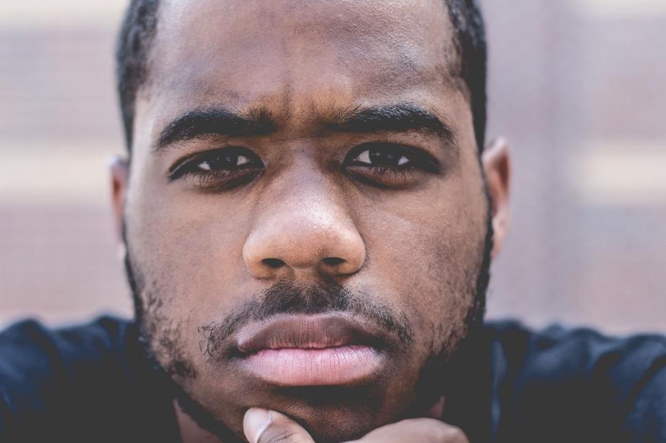 About african man face