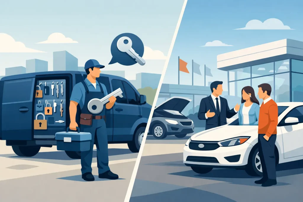Serrurier mobile ou concessionnaire : que choisir ?