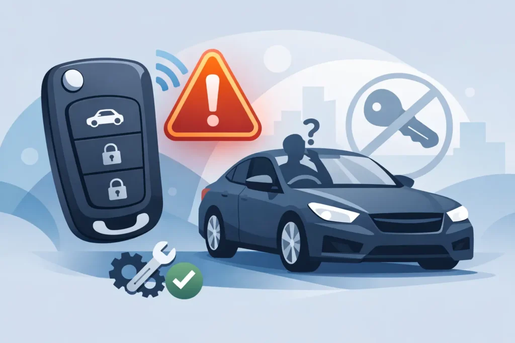 Why Does My Car Say No Key? Causes and Fixes