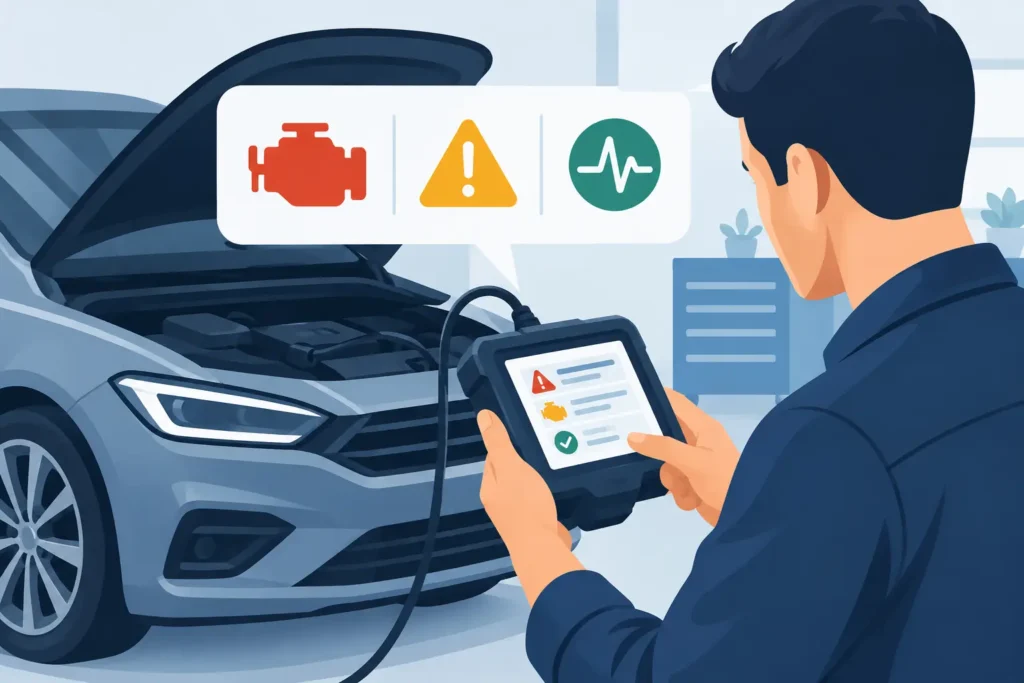 Comment lire les codes défaut d’une voiture